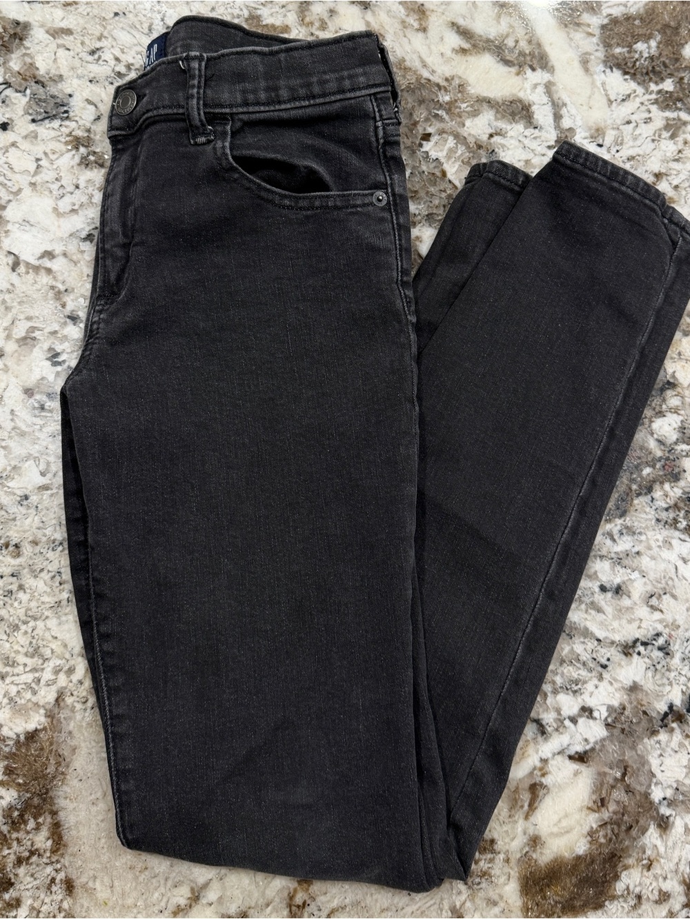 Boys GAP Black Stretch Slim Jeans